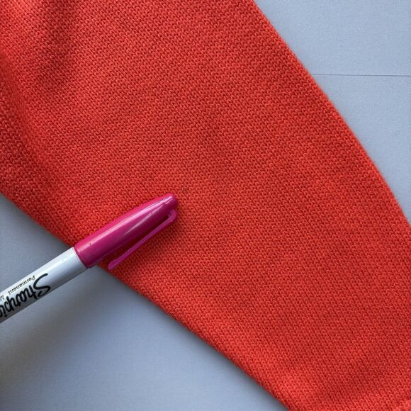 Lululemon Women's M/L Double Knit Cashlu Sweater Hoodie Autumn Red Orange - Picture 9 of 11